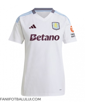 Aston Villa Tricou Fotbal Replică 2024-25 Femei Deplasare